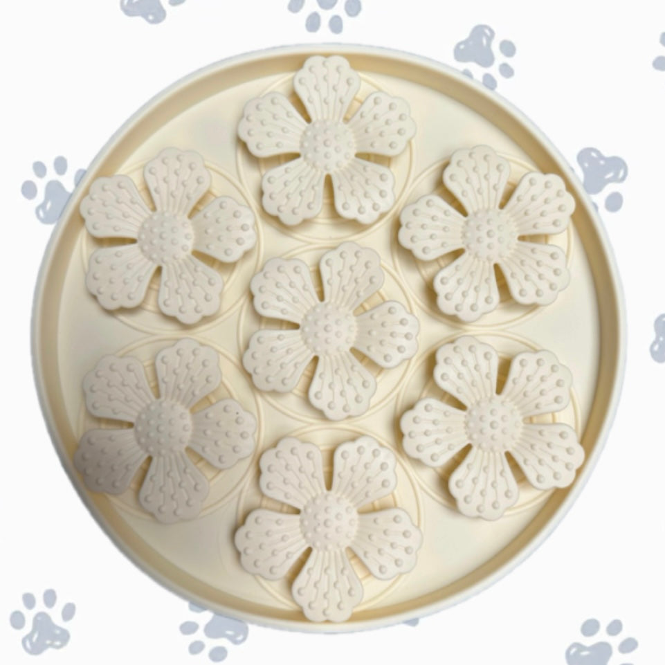 Slowfeeder voor honden geel