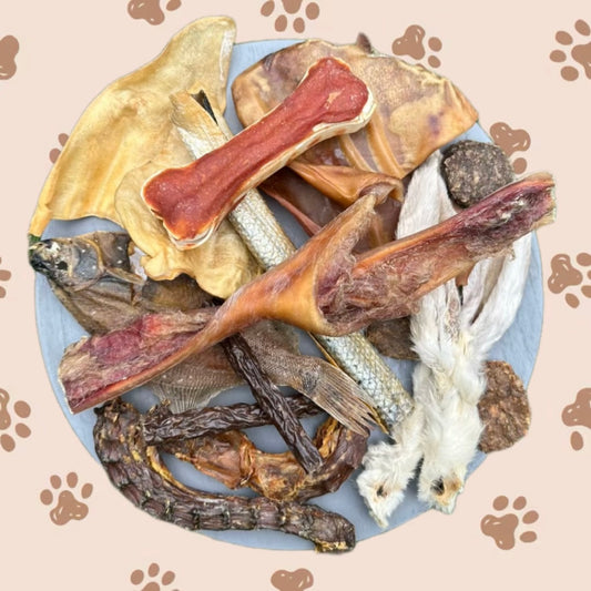 Natuurlijke hondensnacks pakket