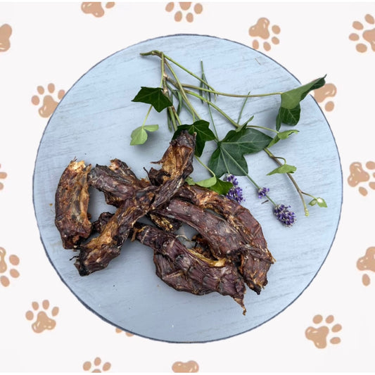 eendennekken snacks hond