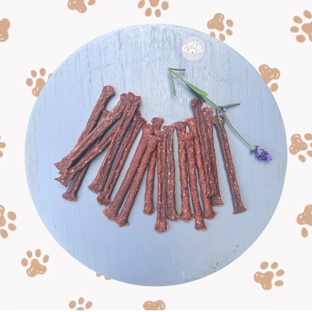 Vleessticks voor honden met de smaak Hert