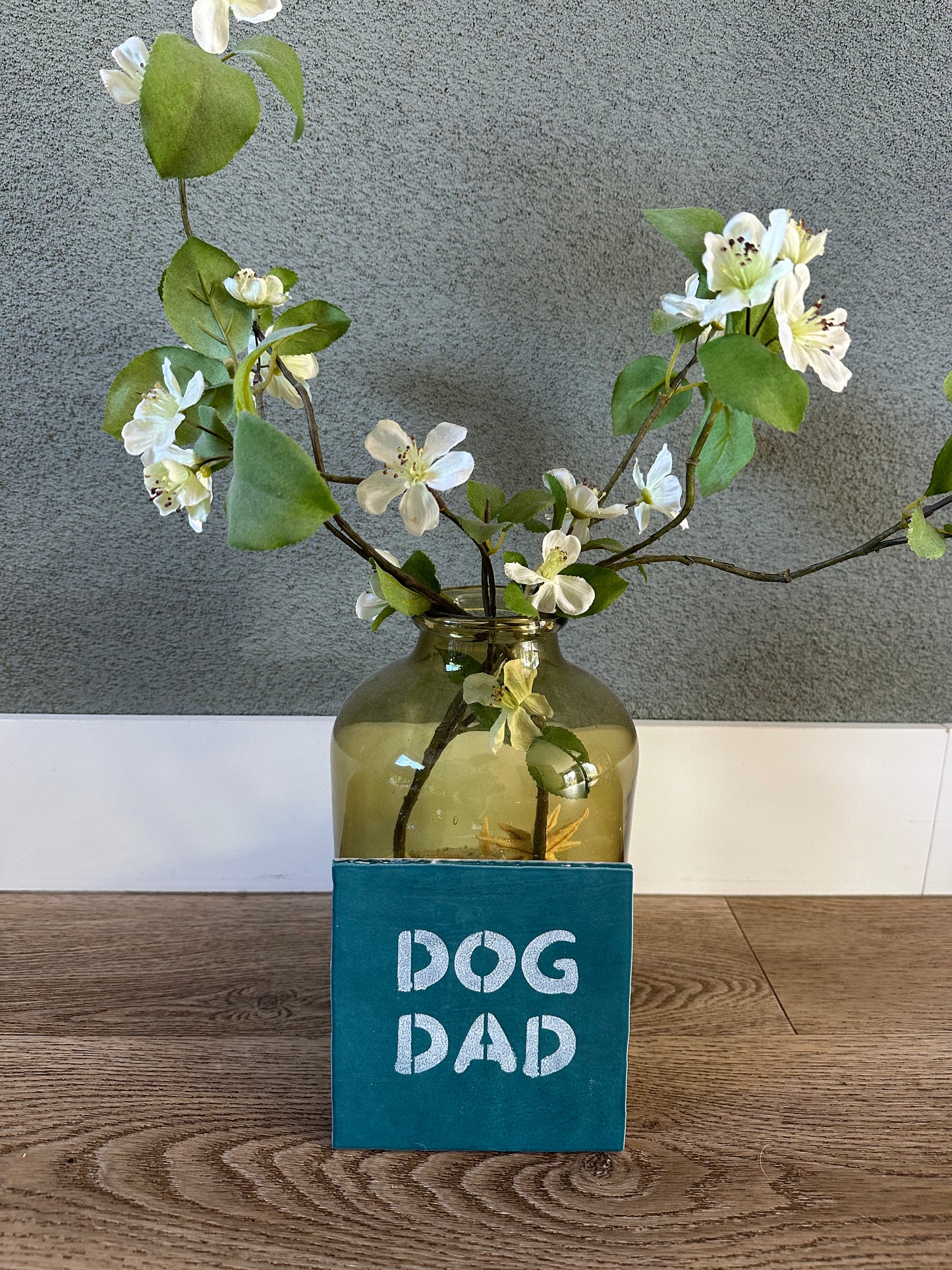 Frenkies Tegel Dog Dad Blauw