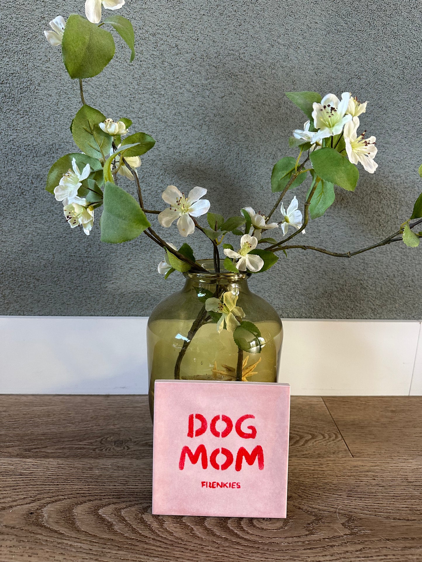 Frenkies Tegel Dog Mom Roze