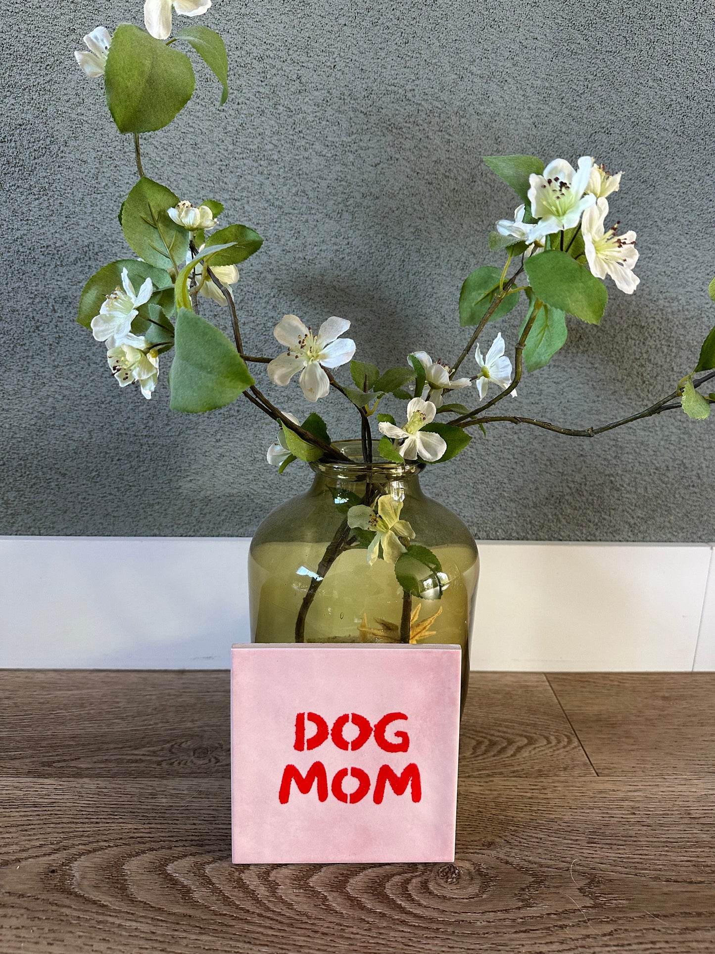 Frenkies Tegel Dog Mom Roze